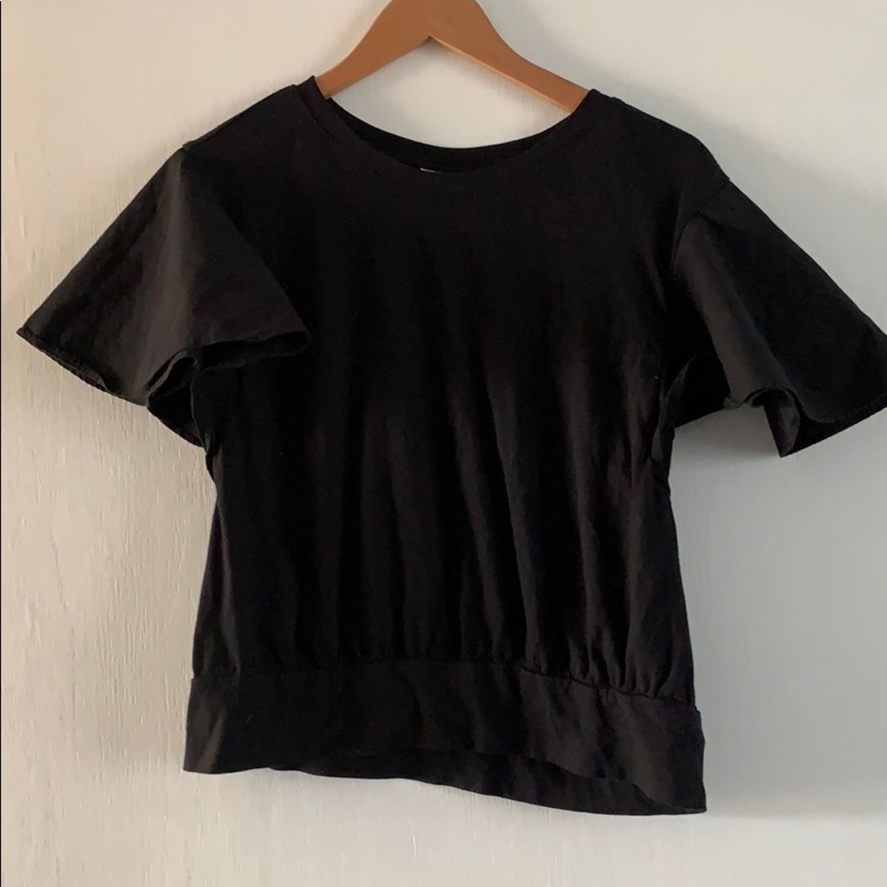 NWOT Cropped Shirt